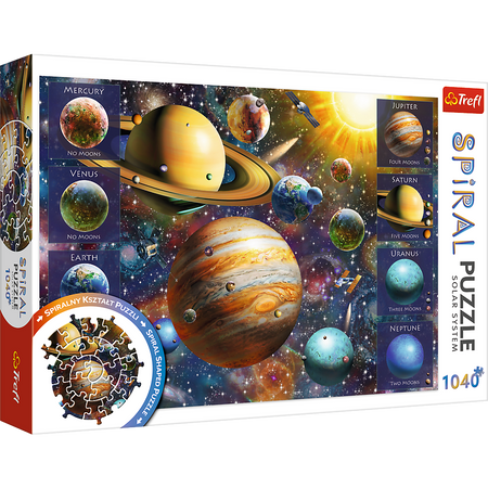 Puzzle 1040 Spiral Układ Słoneczny 40013