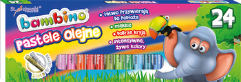 Pastele bambino olejne 24 kolory