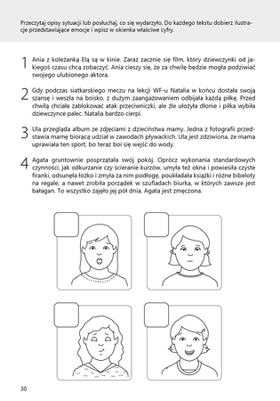 Pełni emocji ćwiczenia pomagające rozpoznawać i nazywać uczucia