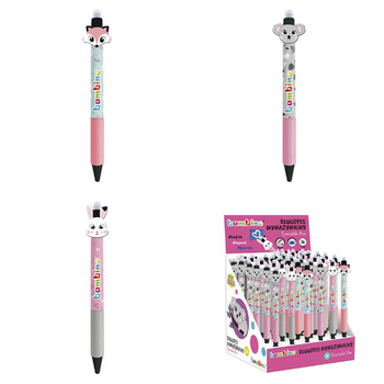 Display Długopis wymazywalny automatyczny mix dziewczęcy display 36 szt.