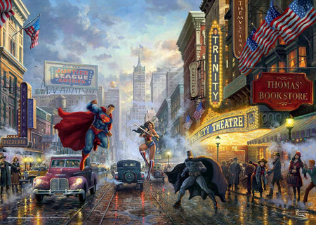 Puzzle 1000 PQ T.Kinkade Batman Wonder Woman Superman 113547