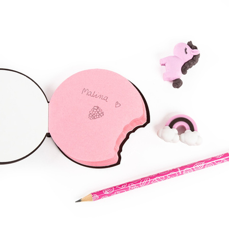 Pamiętnik z akcesoriami malinowy krem Kidea