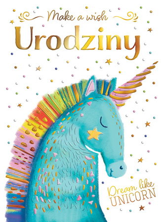 Karnet B6 Jednorożec z gwiazdą