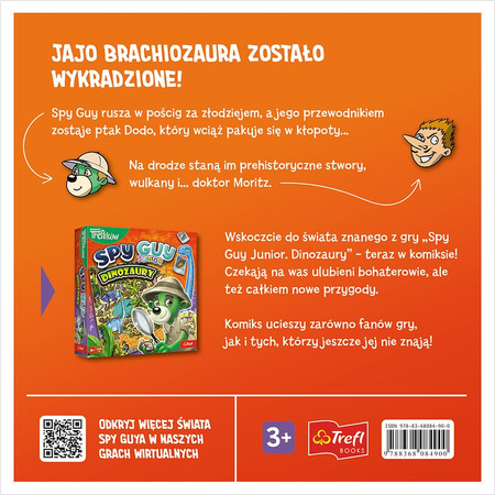 Komiks Spy Guy. Dinozaury