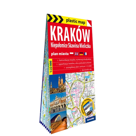 Kraków plan miasta 1:22 000 foliowana 2024