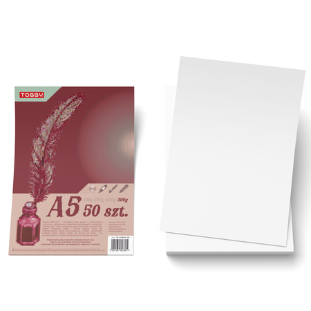 Papier Brystol A5 50 ark.300g