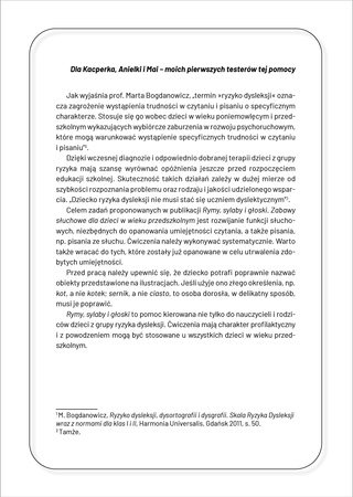 Rymy sylaby i głoski zabawy słuchowe dla dzieci w wieku przedszkolnym