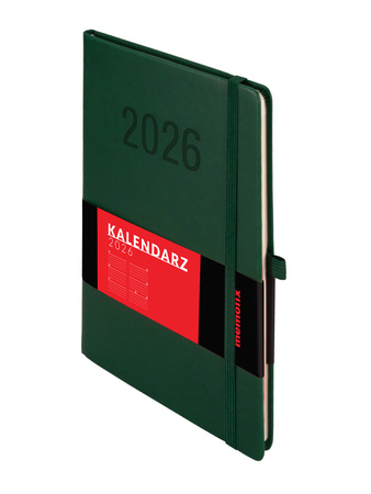 Kalendarz 2026 Memofix A5 TDW zielony