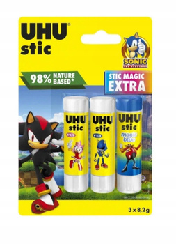 Klej w sztyfcie Minecraft UHU 3 x 8,2g blister