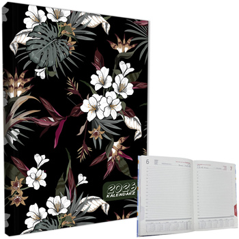 Kalendarz 2026 A5 dzienny sb/nd osobno Kwiaty