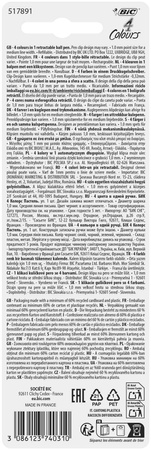 Długopis BIC 4 Colours Pastel blister 1 szt.mix