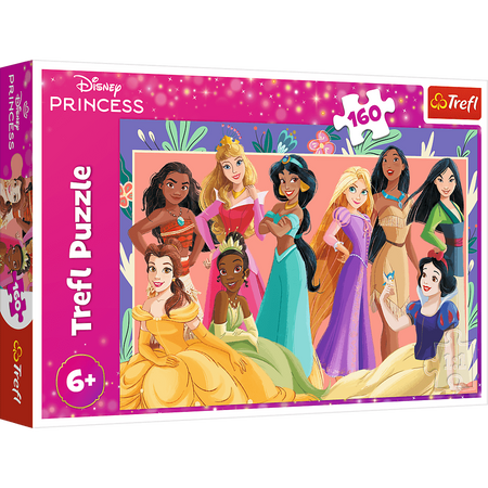 Puzzle 160 Prawdziwe Ksieżniczki Disney Princess 15427