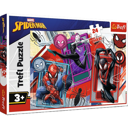 PUZZLE 24 Maxi Pajęcze zmysły Disney Marvel Spiderman 14366