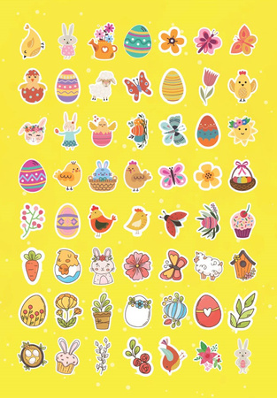 Wielkanoc z pomysłem 250 naklejek
