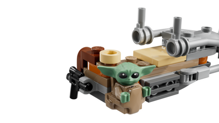 Lego Star Wars Śmigacz Mandalorianina i Grogu 75436