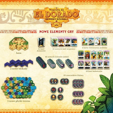Gra Wyprawa do El Dorado Demony dżungli dodatek