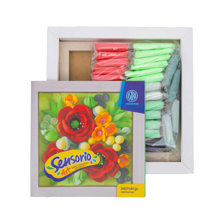 Masa plastyczna Sensorio Art Maki  z ramką 30 kolorów