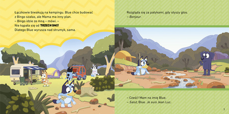 Kemping. Bluey. Moja czytanka