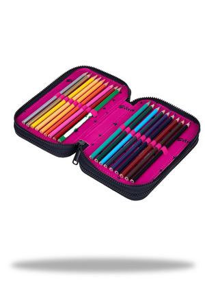 Piórnik potrójny z wyposażeniem Disney Gold  Stitch Jumper 3