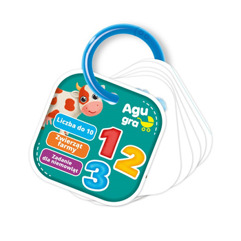 Karty na pierścionku Liczenie Farma RK1050-06