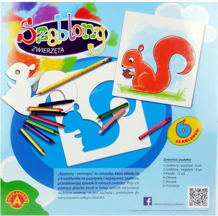 Szablony zwierzęta big zabawka 1736