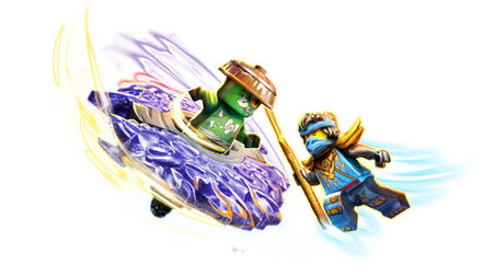 Lego Ninjago Nya kontra zmutowany potwór na spinnerze 71849