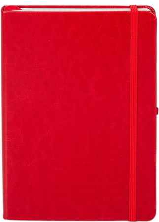 Notes formalizm A5 kratka czerwony