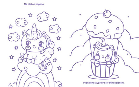 Jednorożce. Magnesy do kolorowania. Kolorowanki