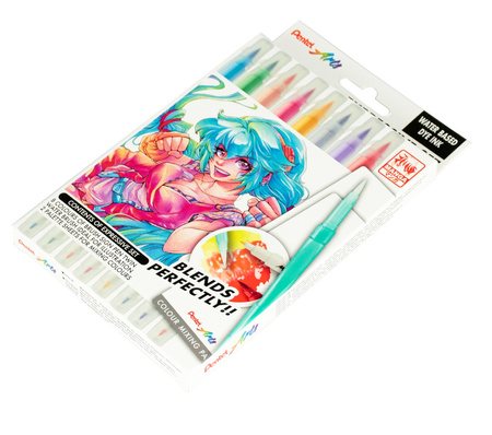 Pisaki pędzelkowe Brush SESW30-ST8MGPL 8 kolorów