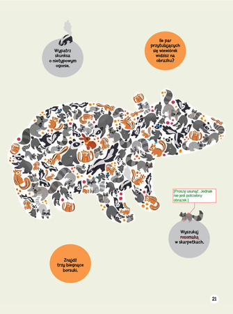 Znajdź ukryte zwierzaki. Ćwicz spostrzegawczość