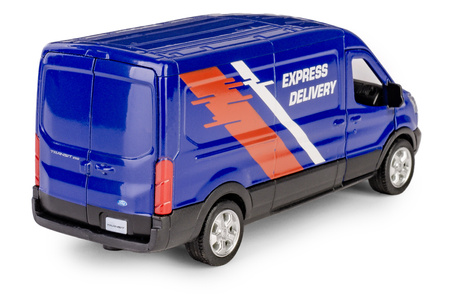 RMZ City Ford Transit Van 2018 niebieski w skali 1:43