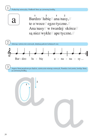 Metoda Dobrego Startu Od wierszyka do literki zeszyt 1