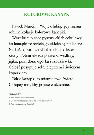 Czytanki zdania i teksty Materiały do nauki czytania metodą sylabową