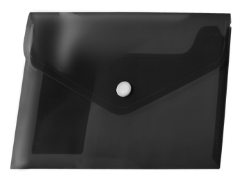 Paczka koperta pp na zatrzask A4 czarna 12 sztuk