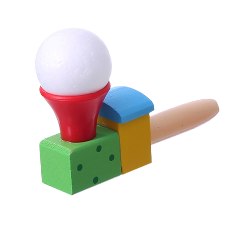 Dmuchawka drewniana lokomotywa mix. 1 szt.