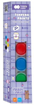 Farby plakatowe Yummy Yum Kapibara 6 kolorów Happy Color