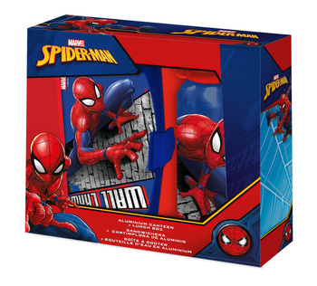 Zestaw śniadaniówka + bidon 500 ml Spiderman SP50006