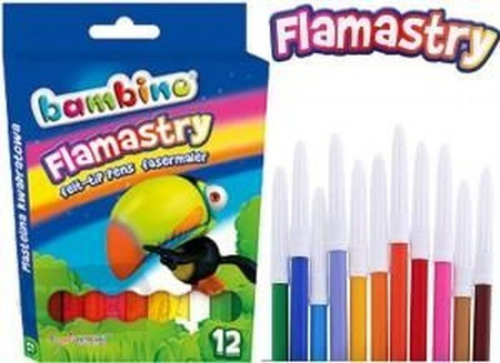 Flamastry bambino 12 kolorów