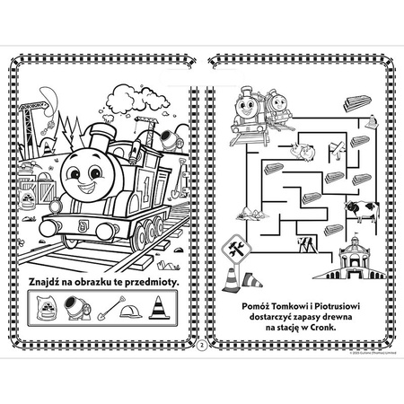 Tomek i Przyjaciele. Giga notes z naklejkami