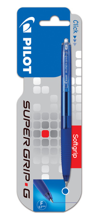 Długopis super grip G automatyczny 0. 7 niebieski Pilot