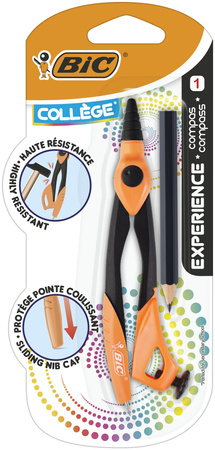 Cyrkiel z ołówkiem Experience Cyrkiel BIC blister 1szt mix kolorów