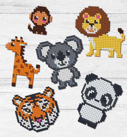 Zestaw koralików do prasowania Zwierzęta