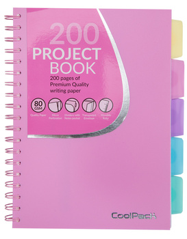 Kołozeszyt B5 PP Coolpack Pastel Powder Pink