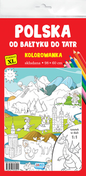 Kolorowanka XL Polska Od Bałtyku do Tatr