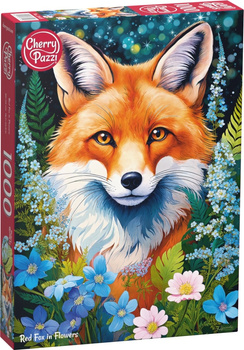 Puzzle 1000 CherryPazzi Red Fox in Flowers 31148