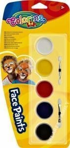 Farby do malowania twarzy Colorino Kids 5 kolorów