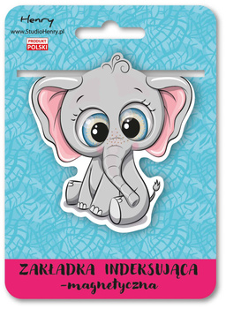 Zakładka magnetyczna Słoń