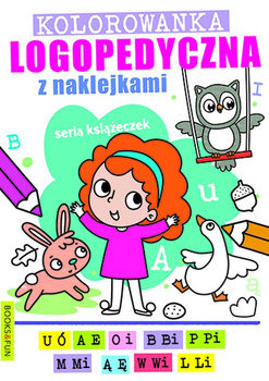 Kolorowanka logopedyczna z naklejkami 1