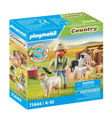 Playmobil Młody owczarz z owcami 71444