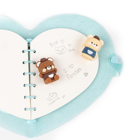 Gumka i temperówka Miś Kidea